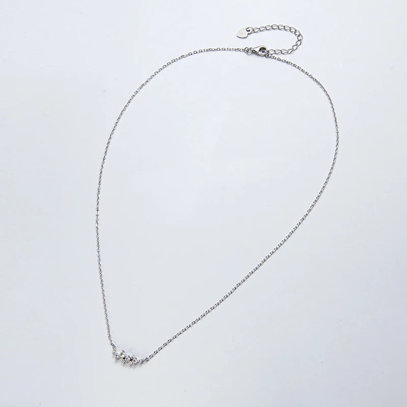 Moissanite Necklace - Authentic 925 Sterling Silver Wholesale Jewelry featuring D Color Certified Pendants for Women