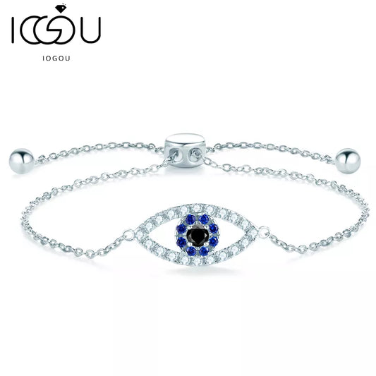 Luxury Moissanite Bracelet for Women Original 100% 925 Sterling Silver Women's Hand Certified Evil Eye Bracelets