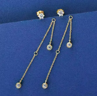 0.3 CT Round Moissanite Drop.webp
